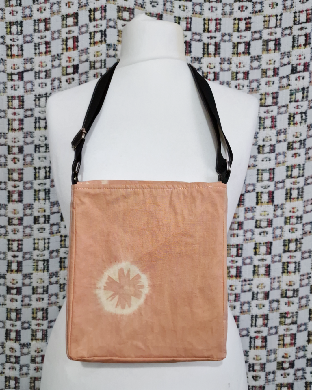 Orange Natural Dye Satchel Bag